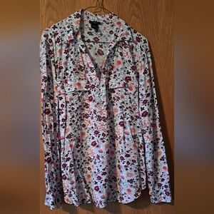 Ann Taylor Floral Print Women's Top